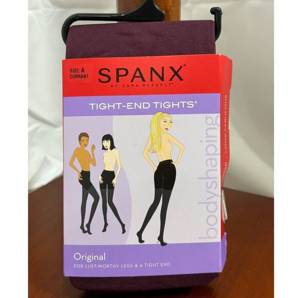 NWT Spanx Tight-end Tights - Deep Purple Size A - Picture 1 of 6